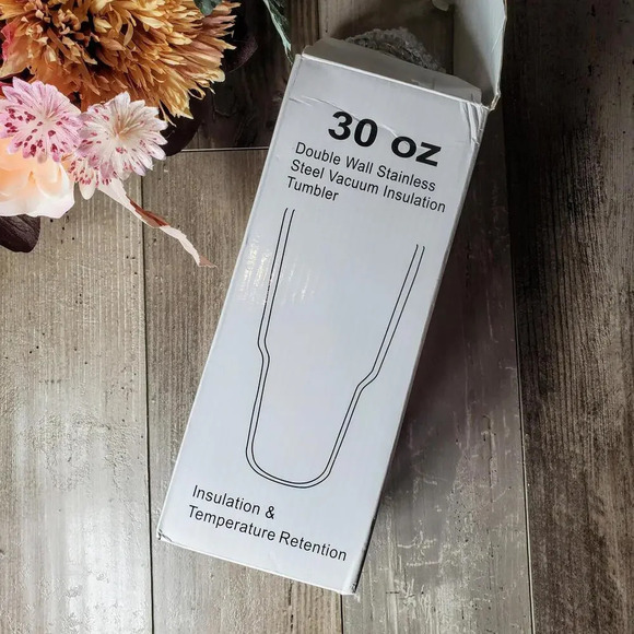 NWT MUTNITT 30oz Double Wall Stainless Steel Tumbler, Straws, Lids & Cleaner Set - Picture 10 of 16